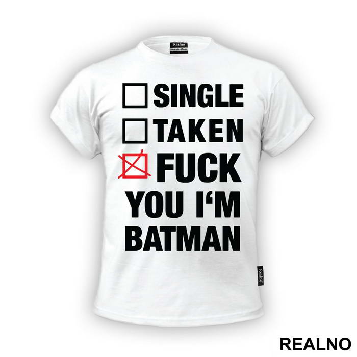 Single Taken Fuck You - Batman