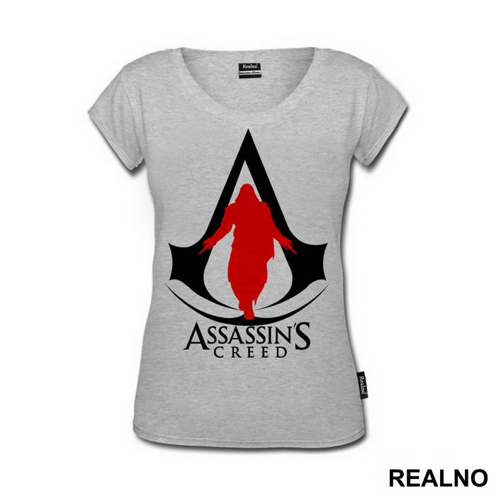 Black Logo And Red Guy - Assassin's Creed