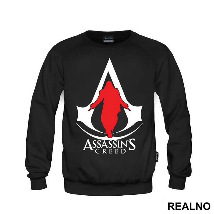 Black Logo And Red Guy - Assassin's Creed