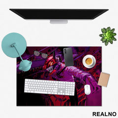 Denji - Purple - Chainsaw Man - Anime - Podmetač za sto