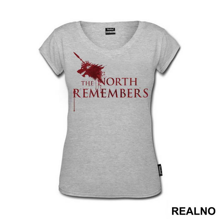 The North Remembers - Dripping Blood - House Stark - Game Of Thrones - GOT - Majica
