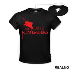 The North Remembers - Dripping Blood - House Stark - Game Of Thrones - GOT - Majica