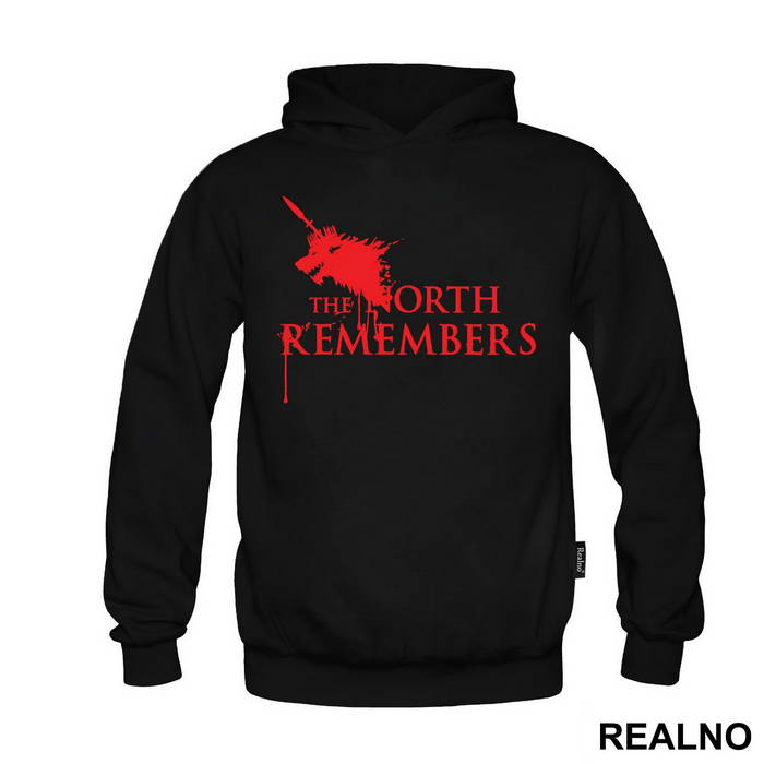 The North Remembers - Dripping Blood - House Stark - Game Of Thrones - GOT - Majica