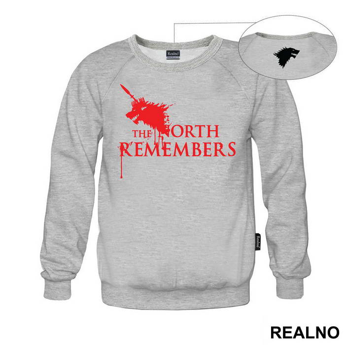 The North Remembers - Dripping Blood - House Stark - Game Of Thrones - GOT - Majica