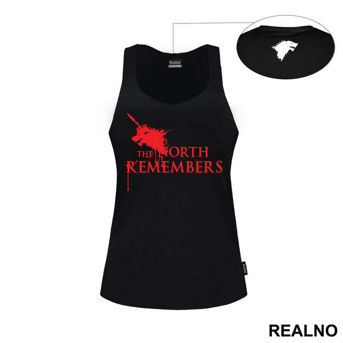 The North Remembers - Dripping Blood - House Stark - Game Of Thrones - GOT - Majica