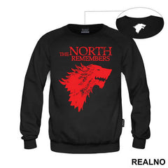 The North Remembers Red Dire Wolf - House Stark - Game Of Thrones - GOT - Majica