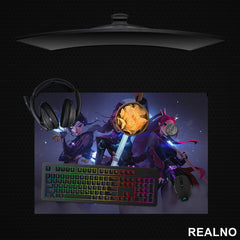 Rumi, Mira And Zoey - Dark - Huntrix - Kpop Demon Hunters - Podmetač za sto