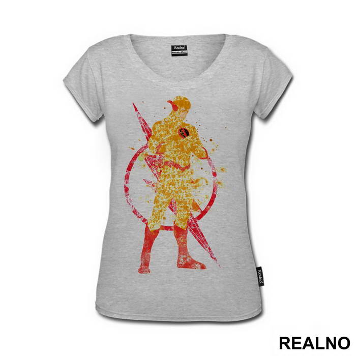 Yellow And Red Splatter - Flash