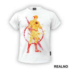 Yellow And Red Splatter - Flash