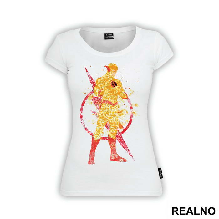 Yellow And Red Splatter - Flash