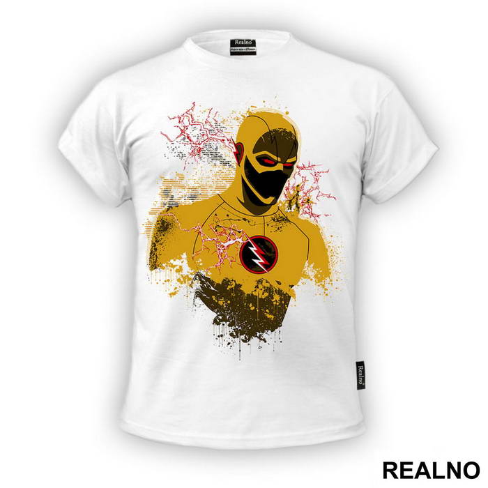 Black, Red And Yellow Contour - Flash
