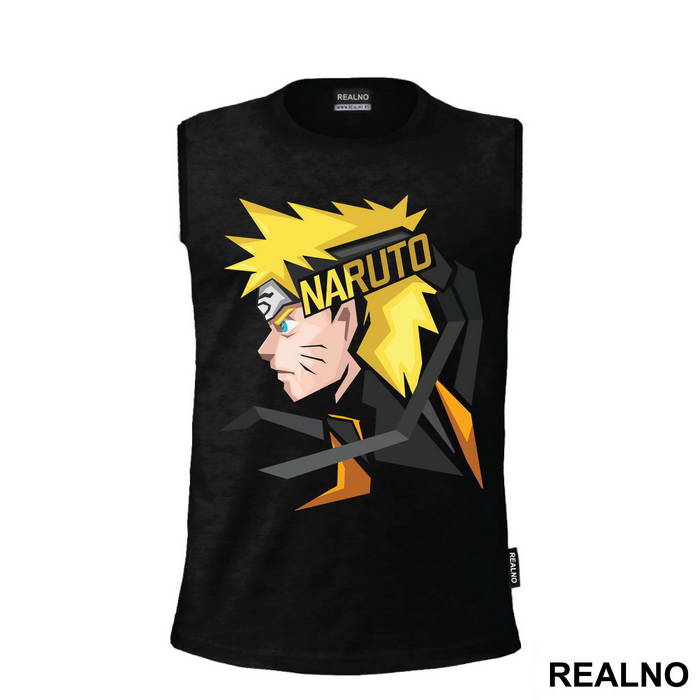 Polygonal Portrait - Naruto