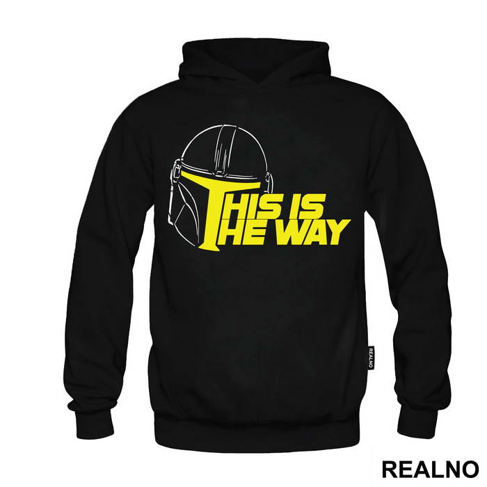 This Is The Way Helmet Outline - Mandalorian - Star Wars