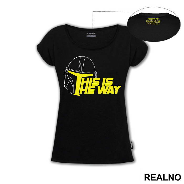 This Is The Way Helmet Outline - Mandalorian - Star Wars