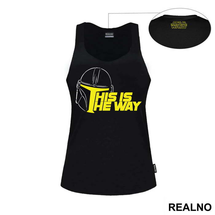 This Is The Way Helmet Outline - Mandalorian - Star Wars