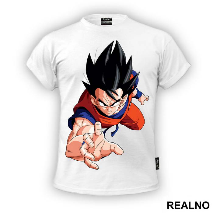 Flying - Goku - Dragon - Ball - Majica