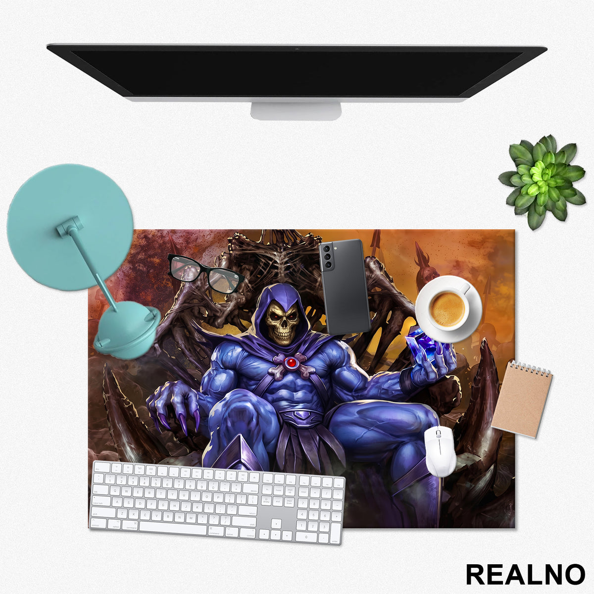 Skeletor Na Tronu - Masters of the Universe - Podmetač za sto