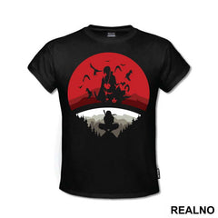 Itachi Inside Uchiha Clan Logo - Naruto