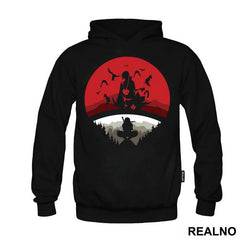 Itachi Inside Uchiha Clan Logo - Naruto