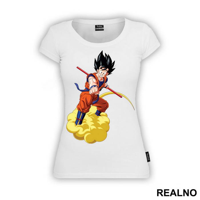 Flying - Nimbus - Goku - Dragon - Ball - Majica