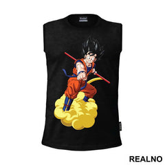 Flying - Nimbus - Goku - Dragon - Ball - Majica