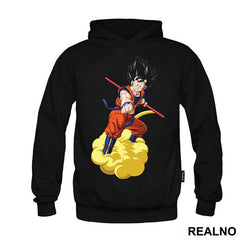 Flying - Nimbus - Goku - Dragon - Ball - Majica