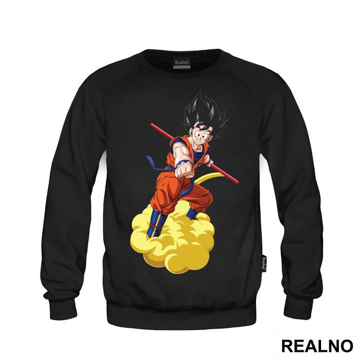 Flying - Nimbus - Goku - Dragon - Ball - Majica