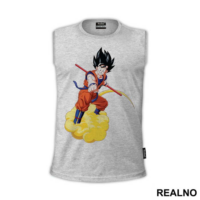 Flying - Nimbus - Goku - Dragon - Ball - Majica