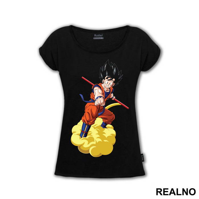 Flying - Nimbus - Goku - Dragon - Ball - Majica