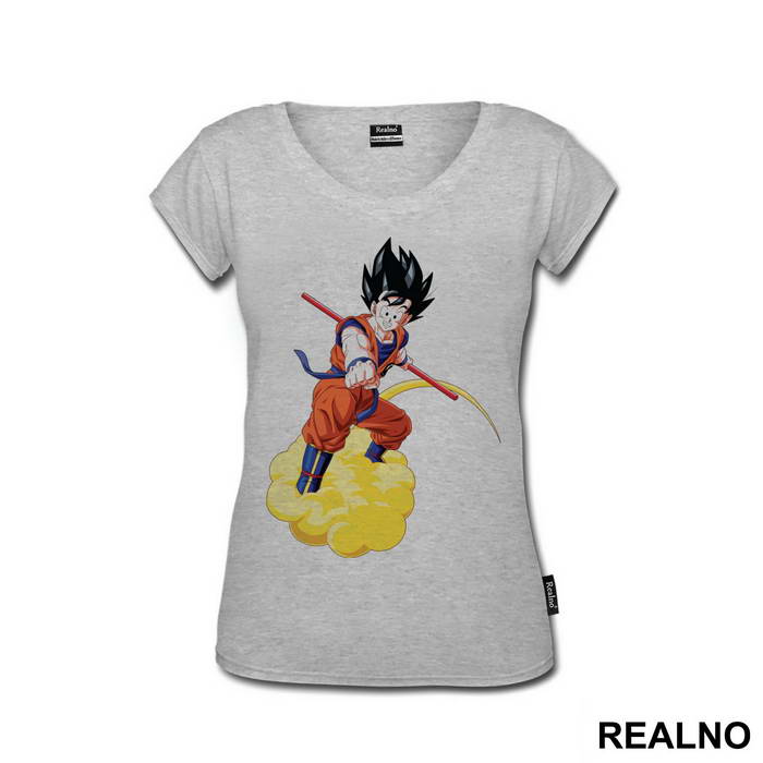 Flying - Nimbus - Goku - Dragon - Ball - Majica