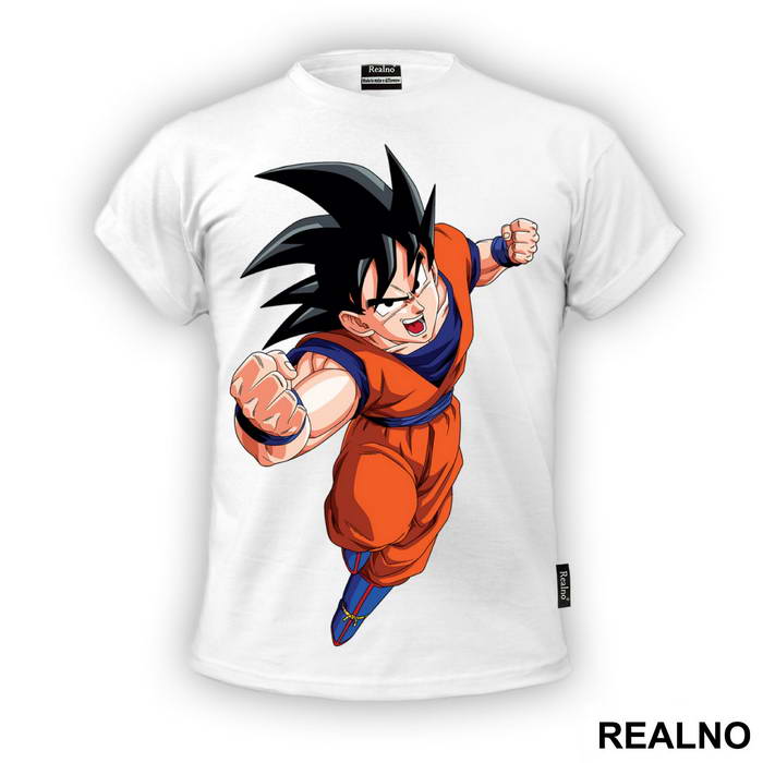 Attack - Goku - Dragon - Ball - Majica