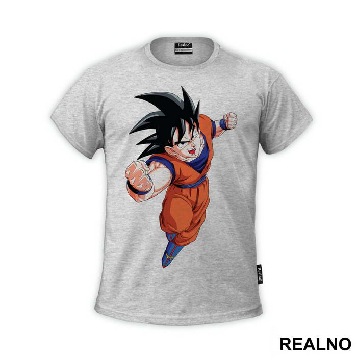 Attack - Goku - Dragon - Ball - Majica