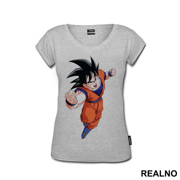 Attack - Goku - Dragon - Ball - Majica