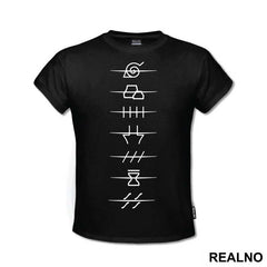 All Akatsuki Village Crossed Symbols - Naruto