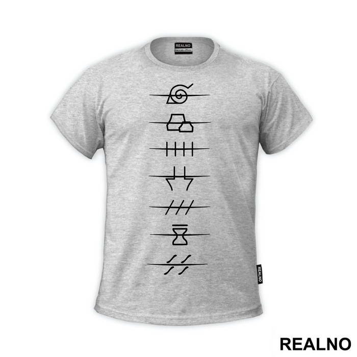 All Akatsuki Village Crossed Symbols - Naruto