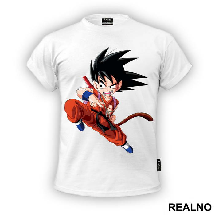 Illustration - Goku - Dragon - Ball - Majica