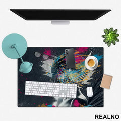 Girl - Colors - Art - Podmetač za sto