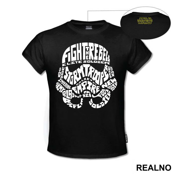 Helmet Text - Stormtrooper  - Star Wars