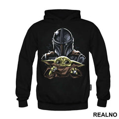 Looking Over Baby Yoda - Mandalorian - Star Wars