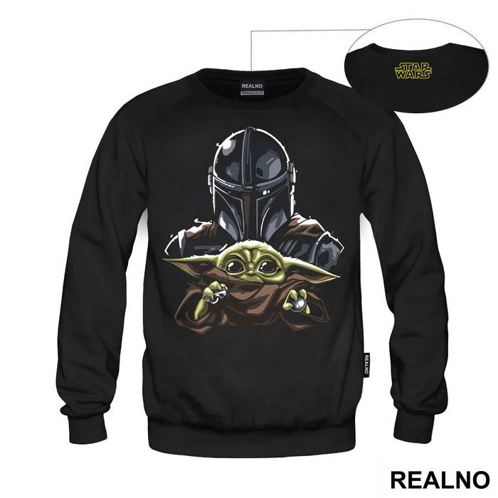 Looking Over Baby Yoda - Mandalorian - Star Wars