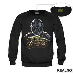 Looking Over Baby Yoda - Mandalorian - Star Wars