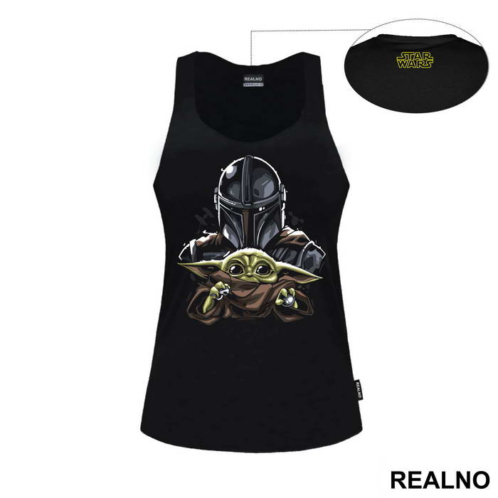 Looking Over Baby Yoda - Mandalorian - Star Wars