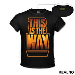 This Is The Way Outline - Mandalorian - Star Wars