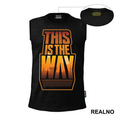 This Is The Way Outline - Mandalorian - Star Wars