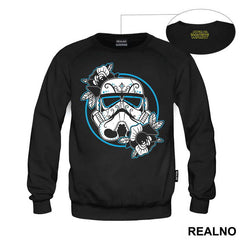Stormtrooper Helmet With Flowers - Star Wars