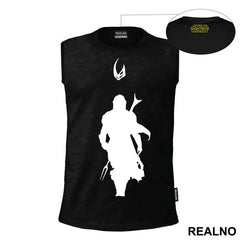 Walking Silhouette - Mandalorian - Star Wars