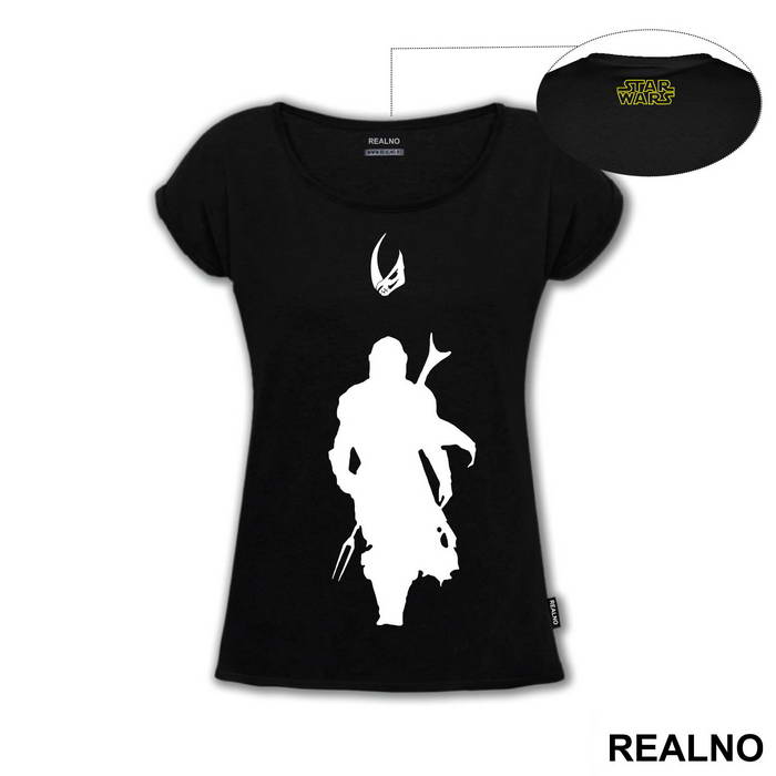 Walking Silhouette - Mandalorian - Star Wars