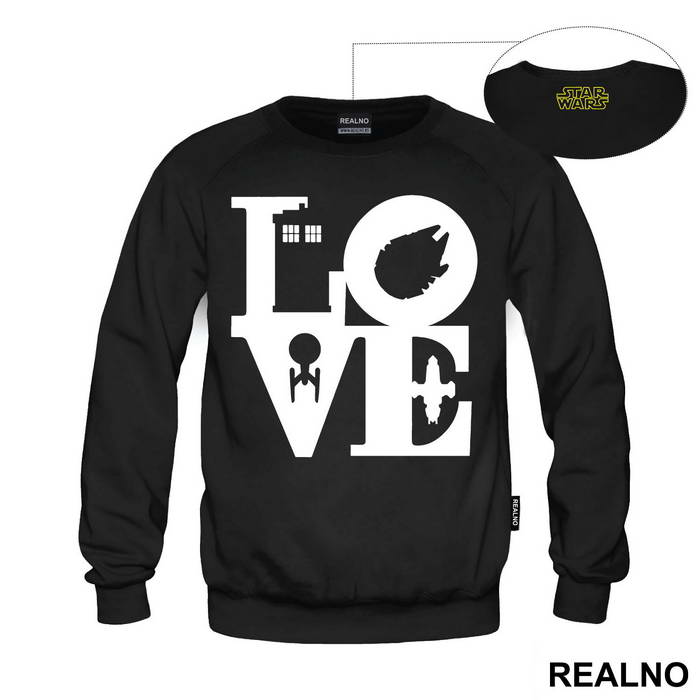 Love - Dr Who - Star Wars - Star Trek - Mandalorian - Star Wars