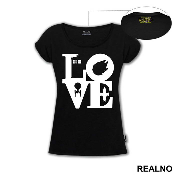 Love - Dr Who - Star Wars - Star Trek - Mandalorian - Star Wars