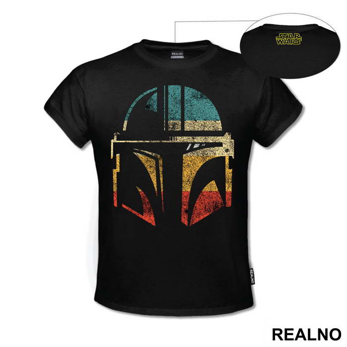 Retro Helmet - Mandalorian - Star Wars